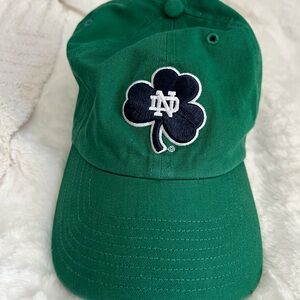 47 Brand NotreDame Cap with Shamrock Embroidery